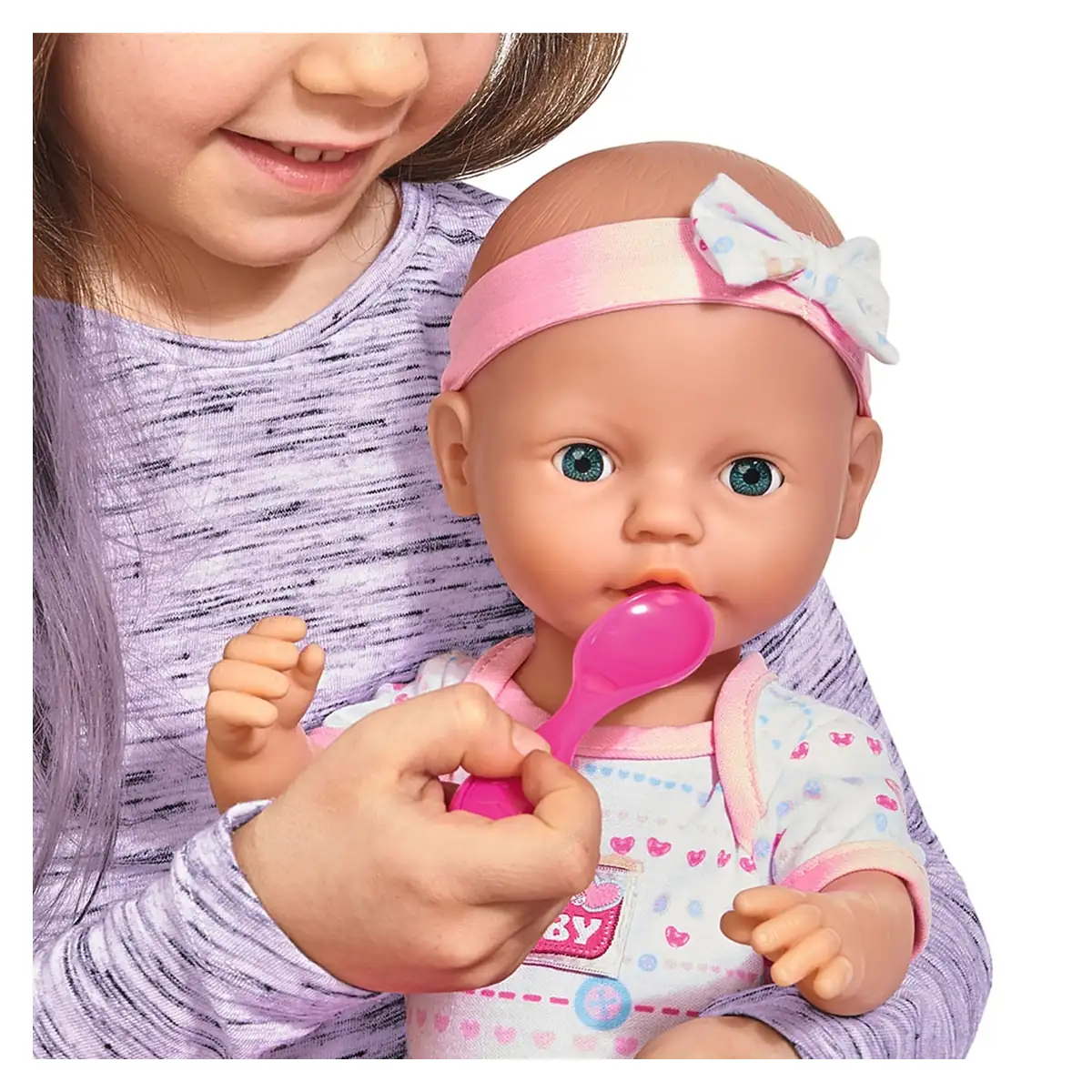 Papusa Simba New Born Baby 38 cm Bebe cu olita si accesorii [8]