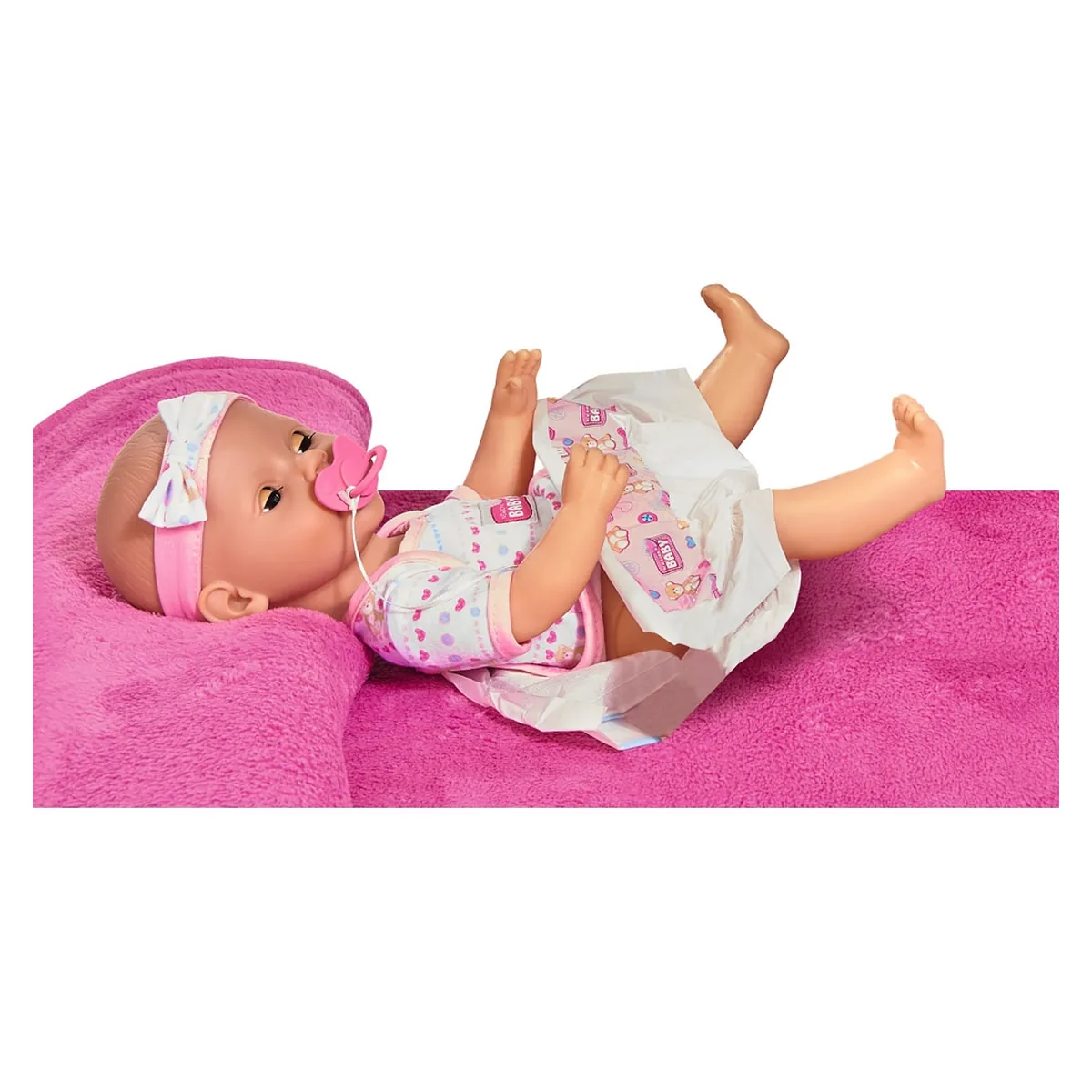 Papusa Simba New Born Baby 38 cm Bebe cu olita si accesorii [2]