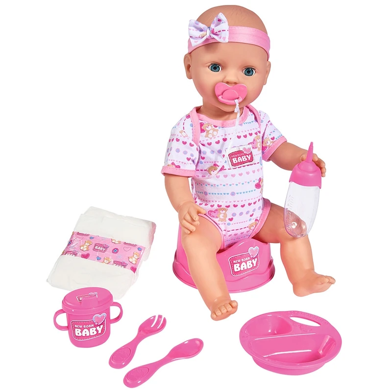 Papusa Simba New Born Baby, Baby Doll 43 cm cu accesorii [1]