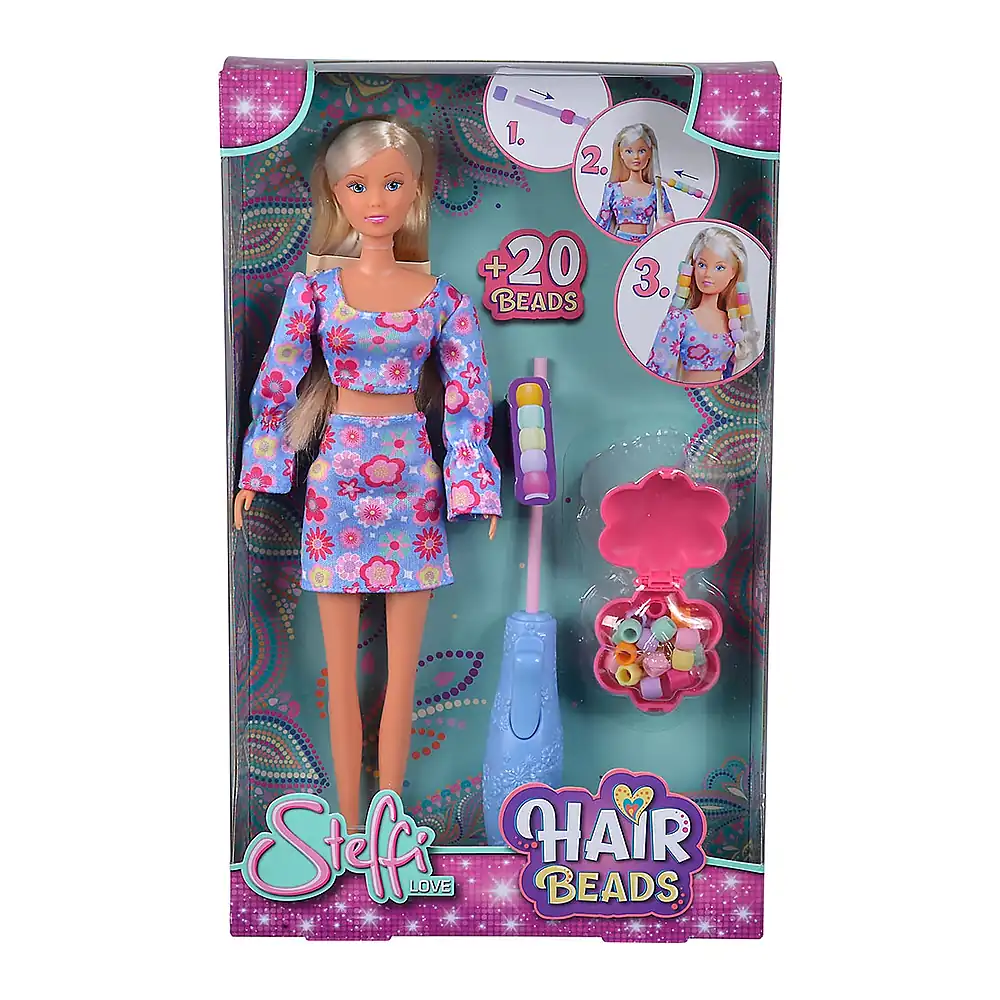 Papusa Simba Steffi Love Hair Beads 29 cm cu accesorii [12]
