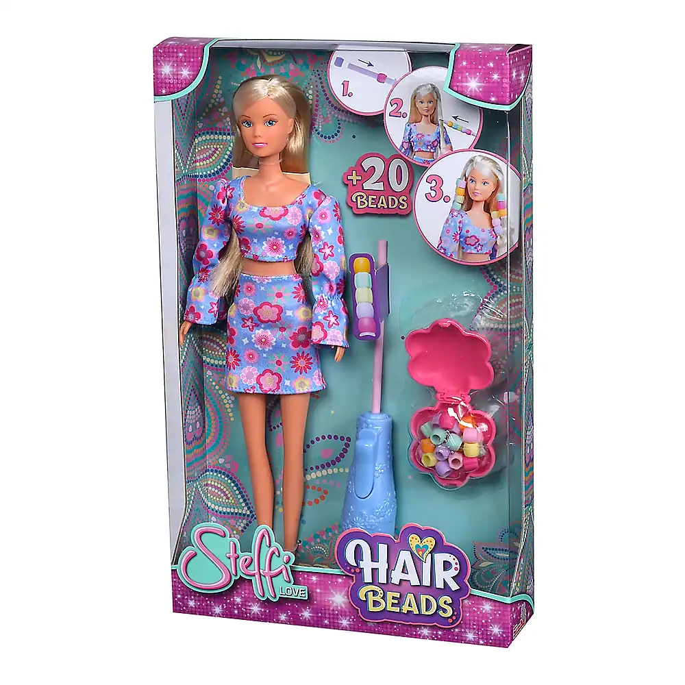 Papusa Simba Steffi Love Hair Beads 29 cm cu accesorii [11]