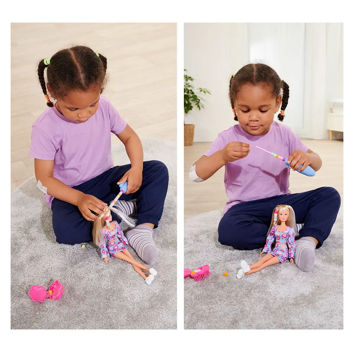 Papusa Simba Steffi Love Hair Beads 29 cm cu accesorii [10]