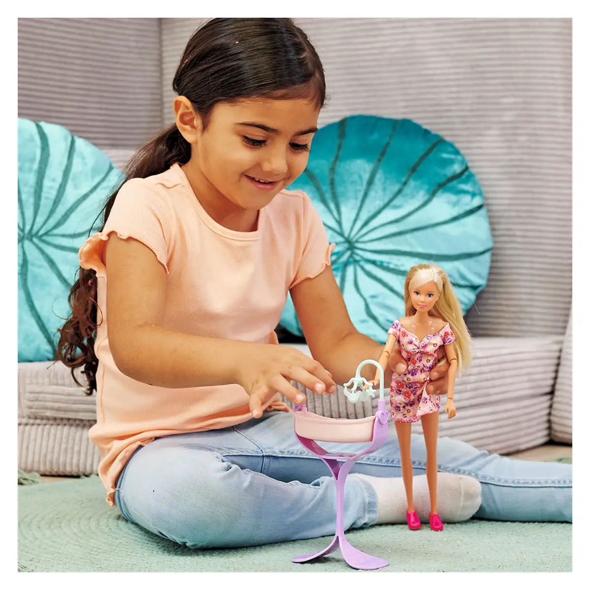 Papusa Simba Steffi Love Hello Baby 29 cm cu accesorii [12]