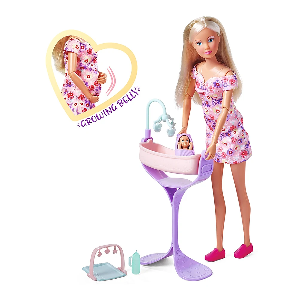 Papusa Simba Steffi Love Hello Baby 29 cm cu accesorii [2]