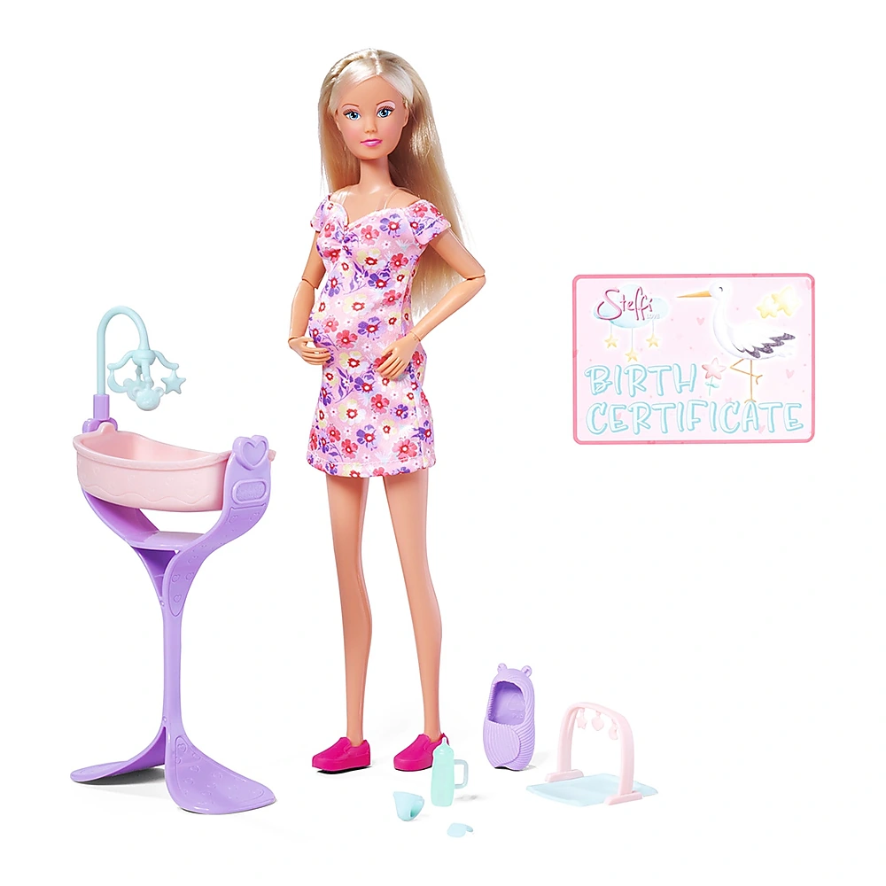 Papusa Simba Steffi Love Hello Baby 29 cm cu accesorii [3]