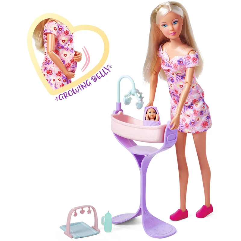 Papusa Simba Steffi Love Hello Baby 29 cm cu accesorii [2]