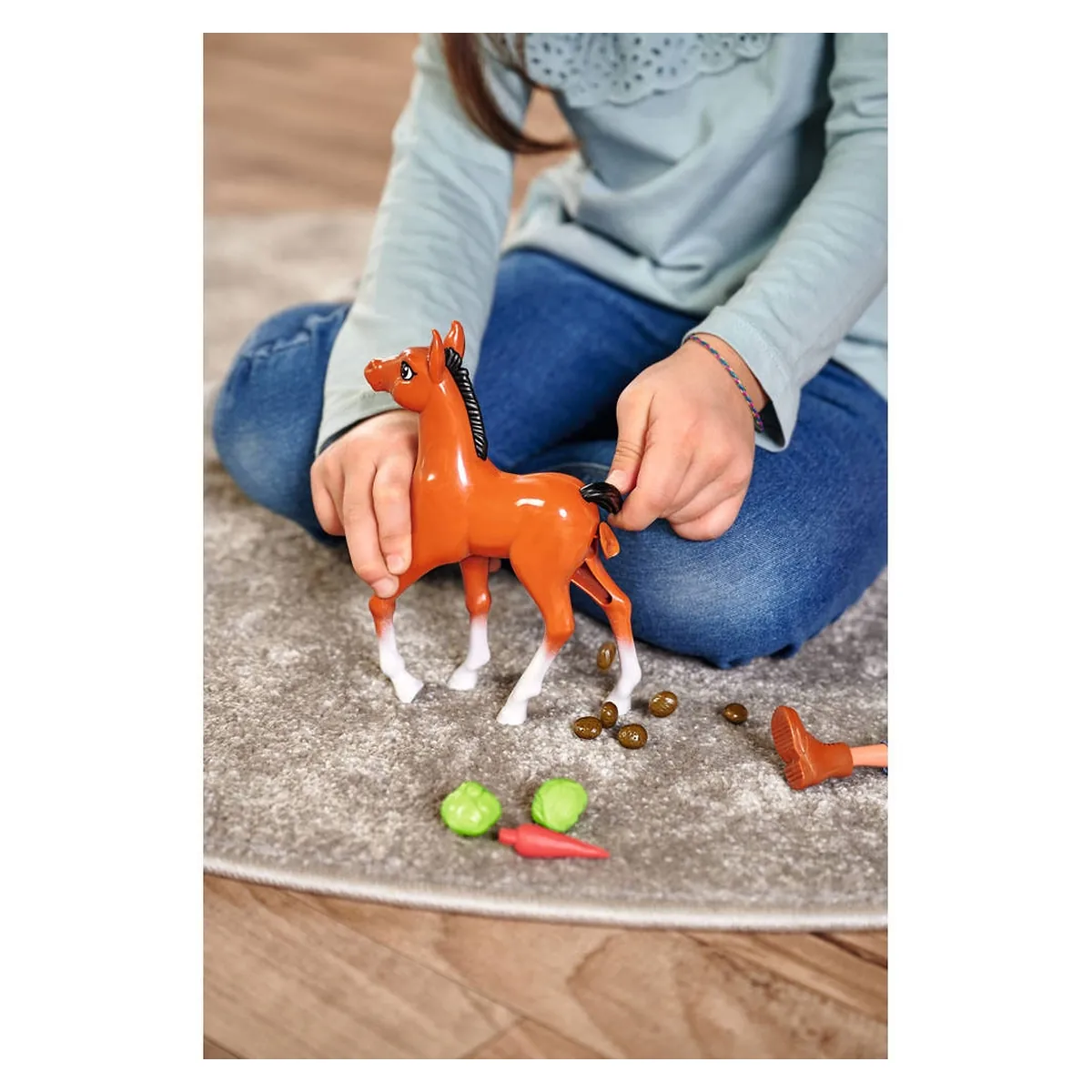 Papusa Simba Steffi Love Little Horse 29 cm cu figurina si accesorii [10]