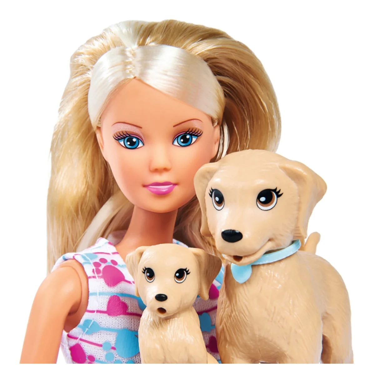 Papusa Simba Steffi Love Puppy Walk 29 cm cu 2 figurine si accesorii [3]