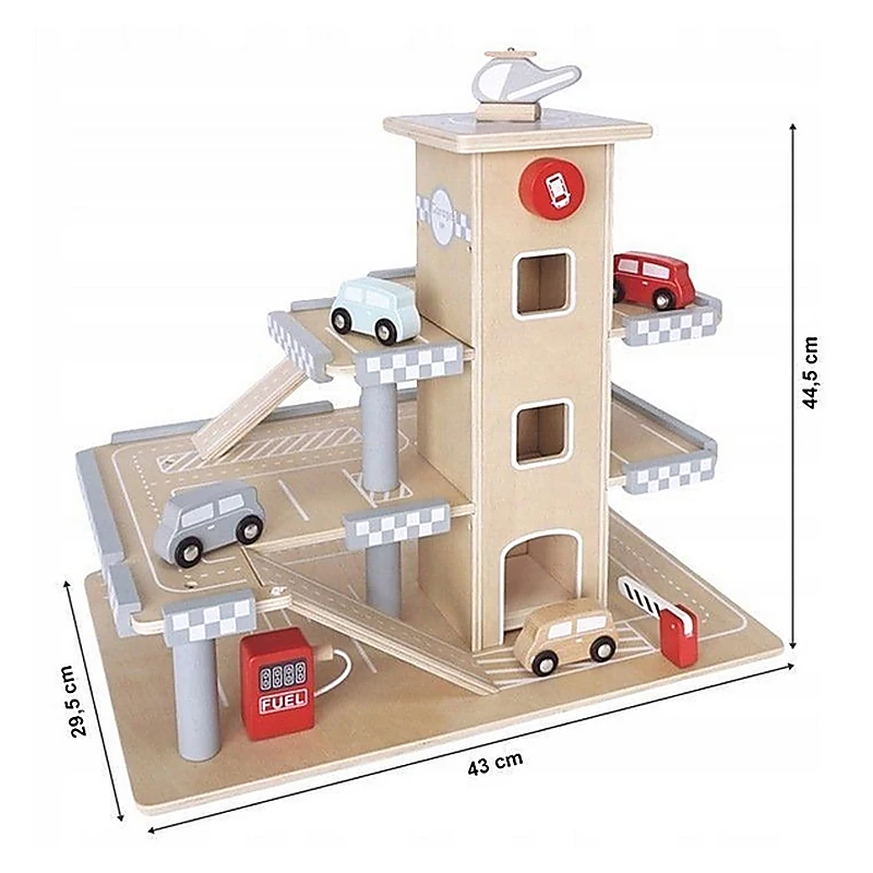 Parcare cu etaje si lift - lemn [3]