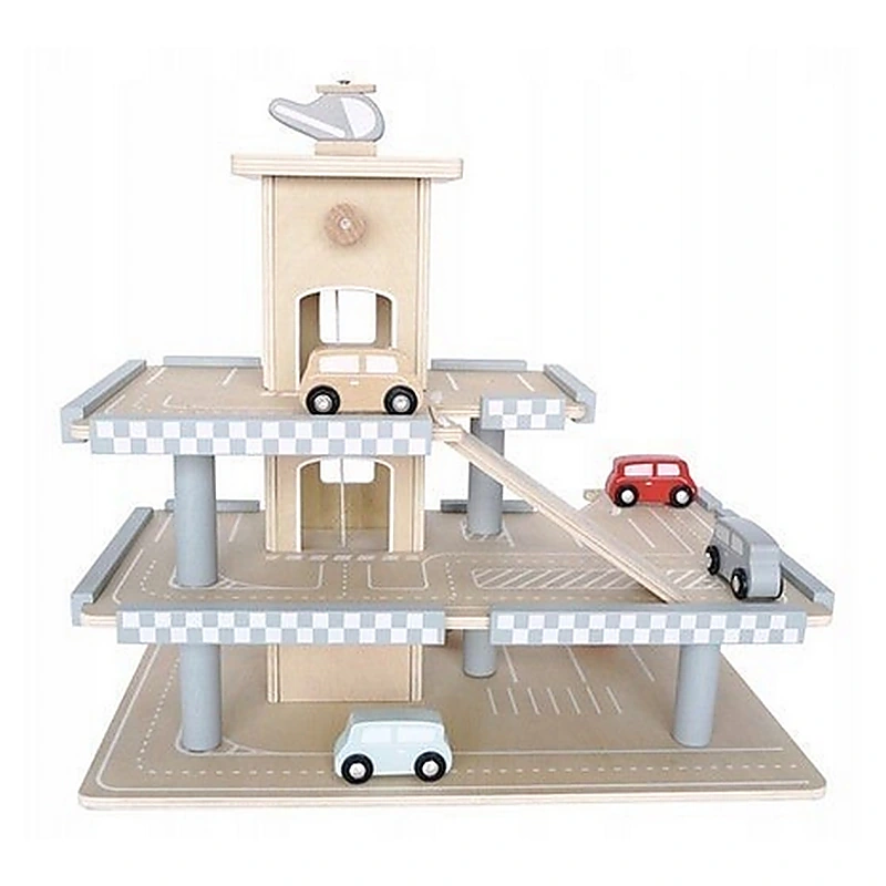 Parcare cu etaje si lift - lemn [2]