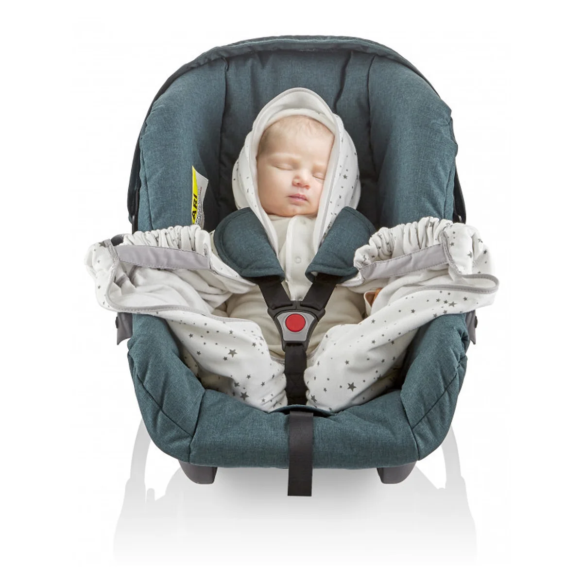 Paturica cu sistem multifunctional BabyJem Carrier Alb pentru transport bebelusi [12]