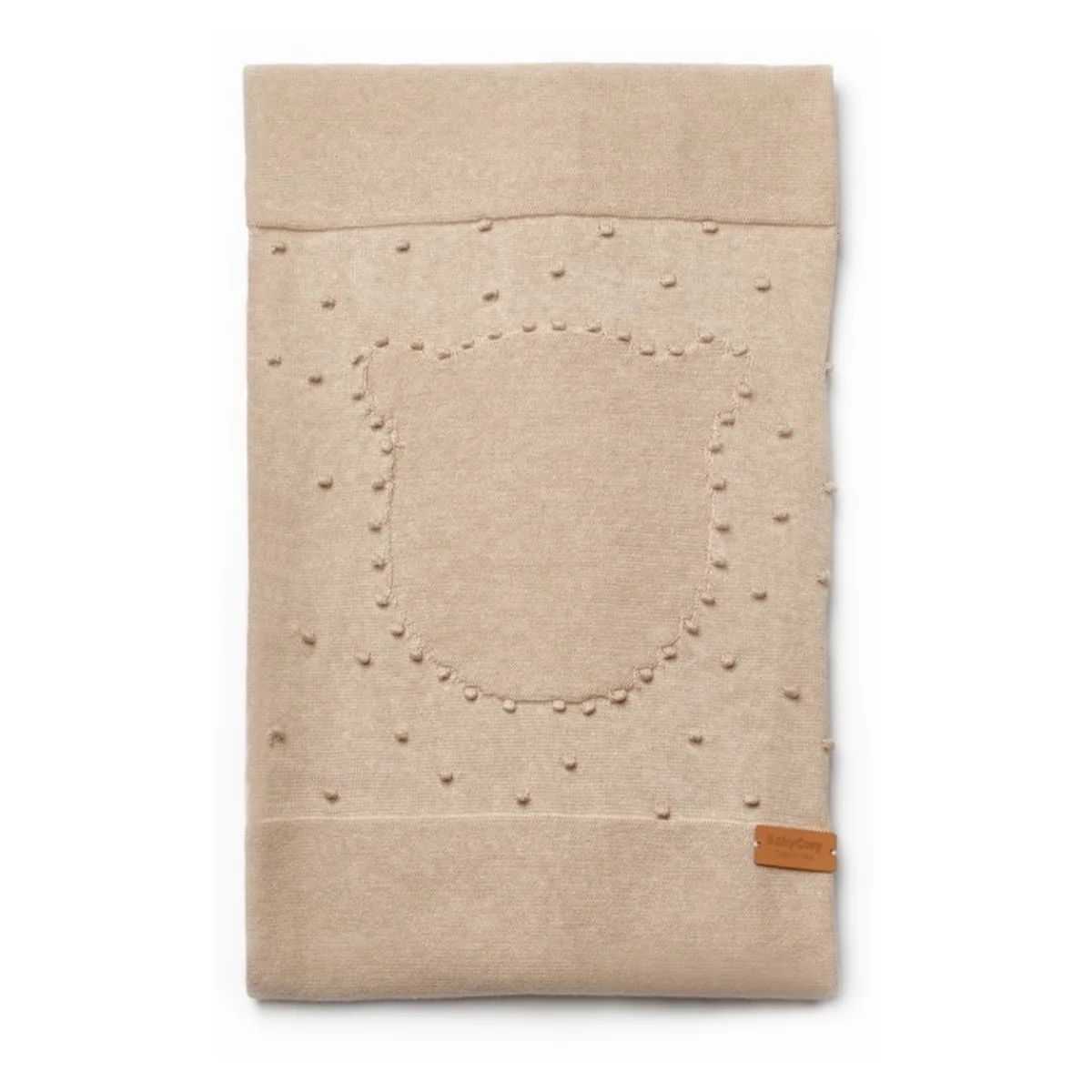 Paturica cu ursulet pentru nou nascut, 100% bumbac organic, TeddyBear, BabyCosy, Maro [2]