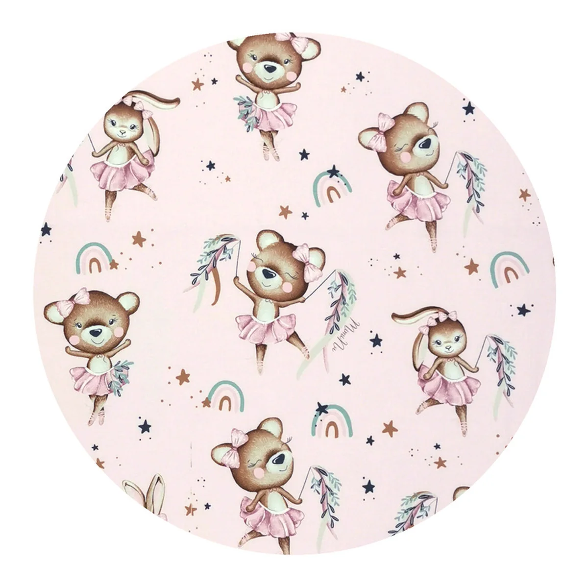 Paturica moale, MimiNu, Cu doua fete, 75x100 cm, Little Ballerina Pink [3]