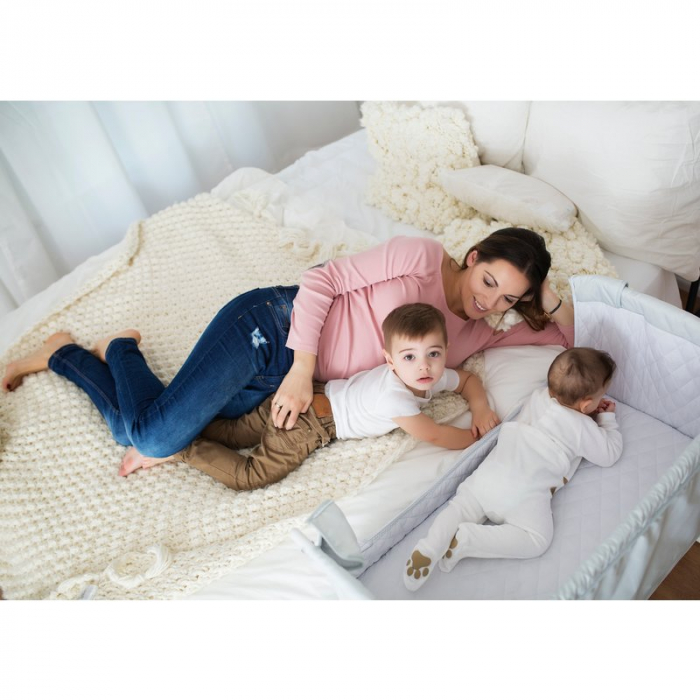 Patut co-sleeper Theo 2 in 1, Dark Grey [17]