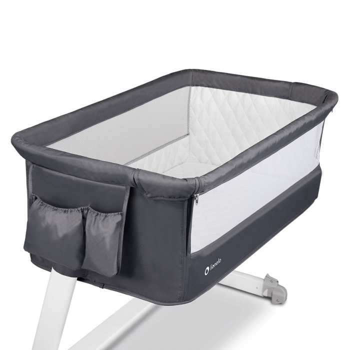 Patut co-sleeper Theo 2 in 1, Dark Grey [7]