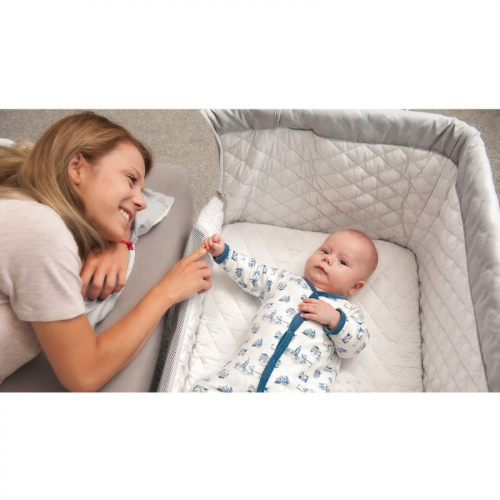 Patut co-sleeper Theo 2 in 1, Grey [4]