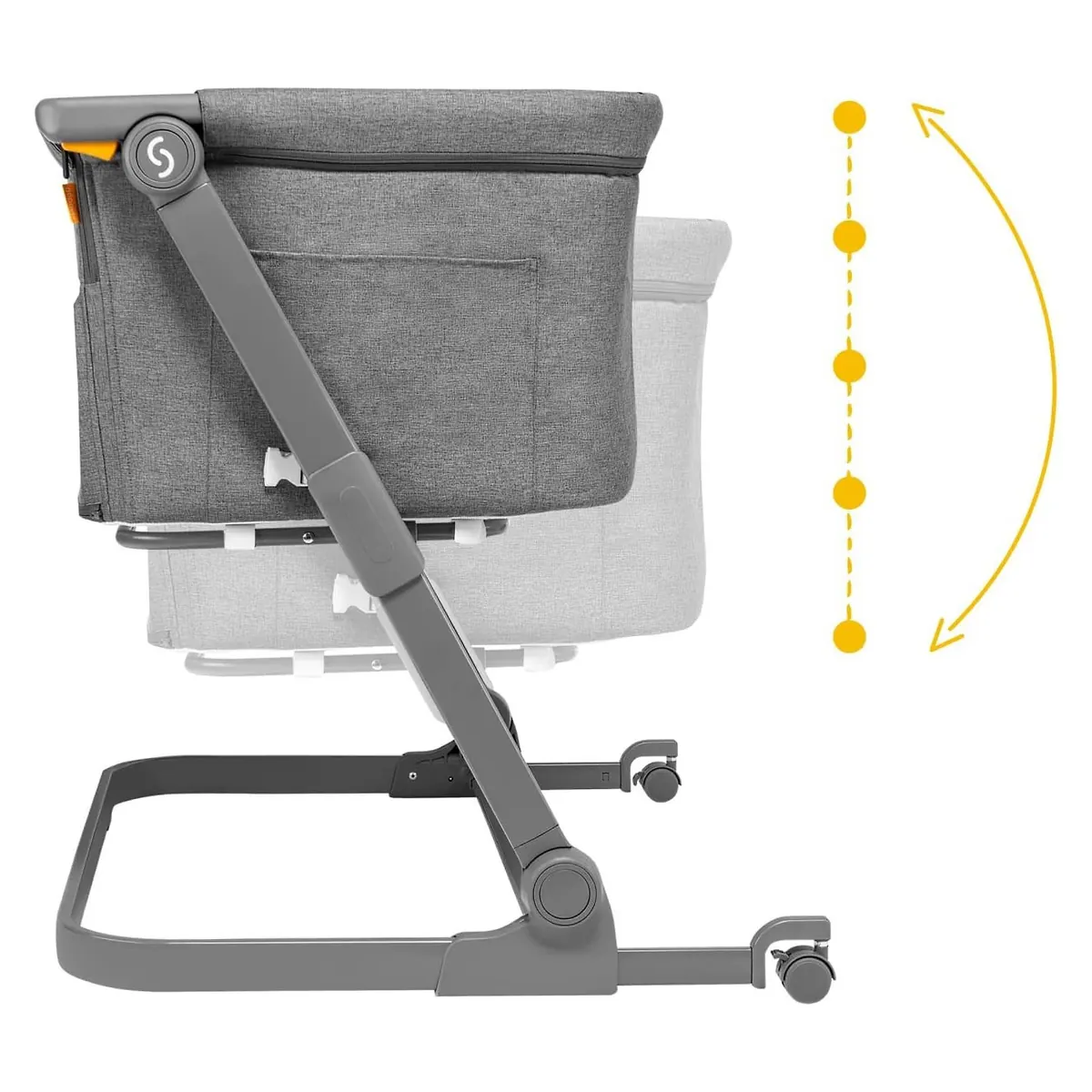 Patut 3 in 1 co-sleeping Skiddou Natt, Evening Dream, Gri inchis [3]