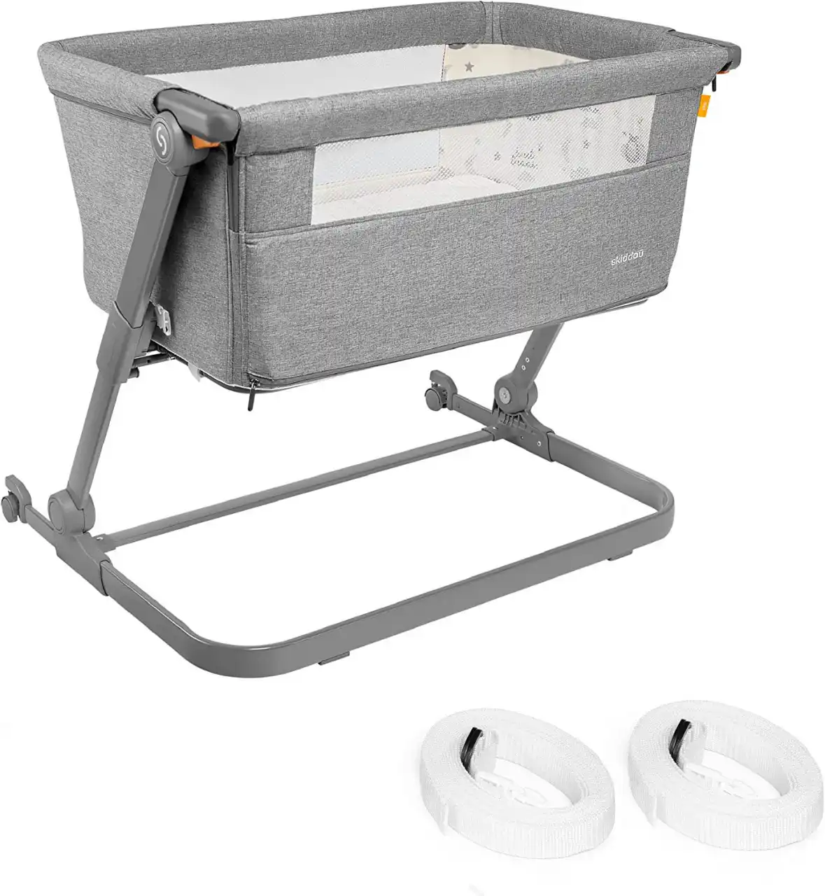 Patut 3 in 1 co-sleeping Skiddou Natt, Normandic Dream, Gri deschis [1]