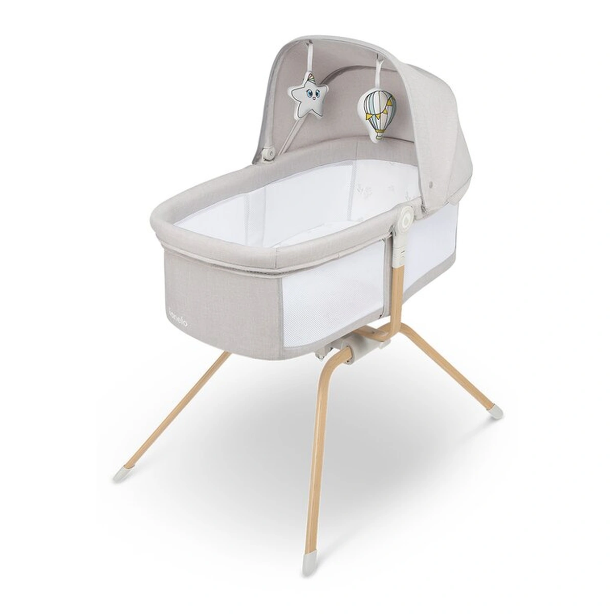 Patut balansoar, Lionelo, Malin Evo, 3 in 1, Pliabil, Bej [4]