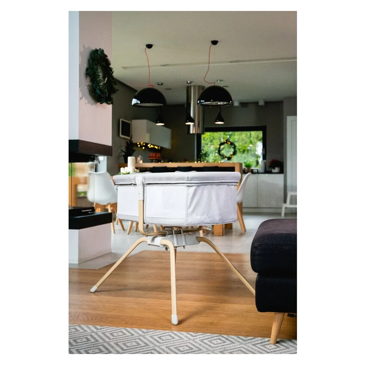 Patut balansoar, Lionelo, Malin Evo, 3 in 1, Pliabil, Bej [27]