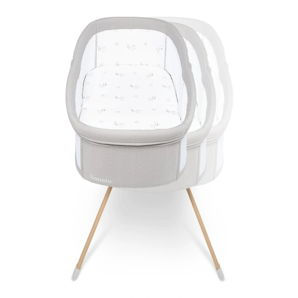 Patut balansoar, Lionelo, Malin Evo, 3 in 1, Pliabil, Bej [21]