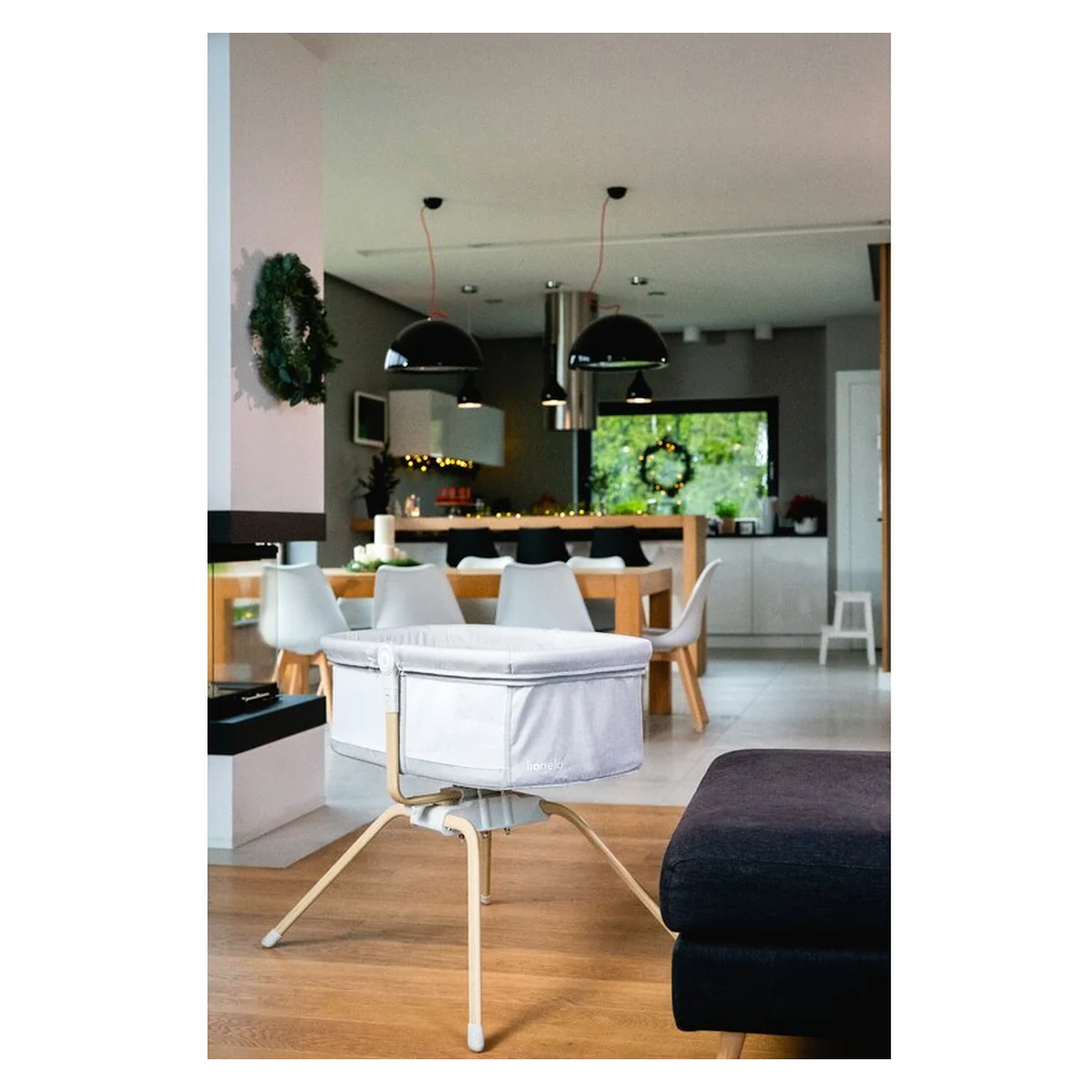 Patut balansoar, Lionelo, Malin Evo, 3 in 1, Pliabil, Bej [28]