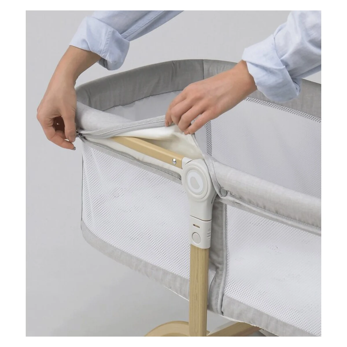 Patut balansoar, Lionelo, Malin Evo, 3 in 1, Pliabil, Bej [19]