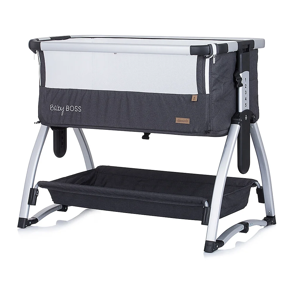 Patut Co-Sleeper Chipolino Baby Boss anthracite [3]