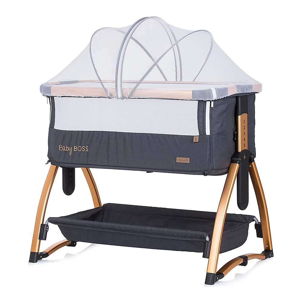 Patut Co-Sleeper Chipolino Baby Boss raven [2]