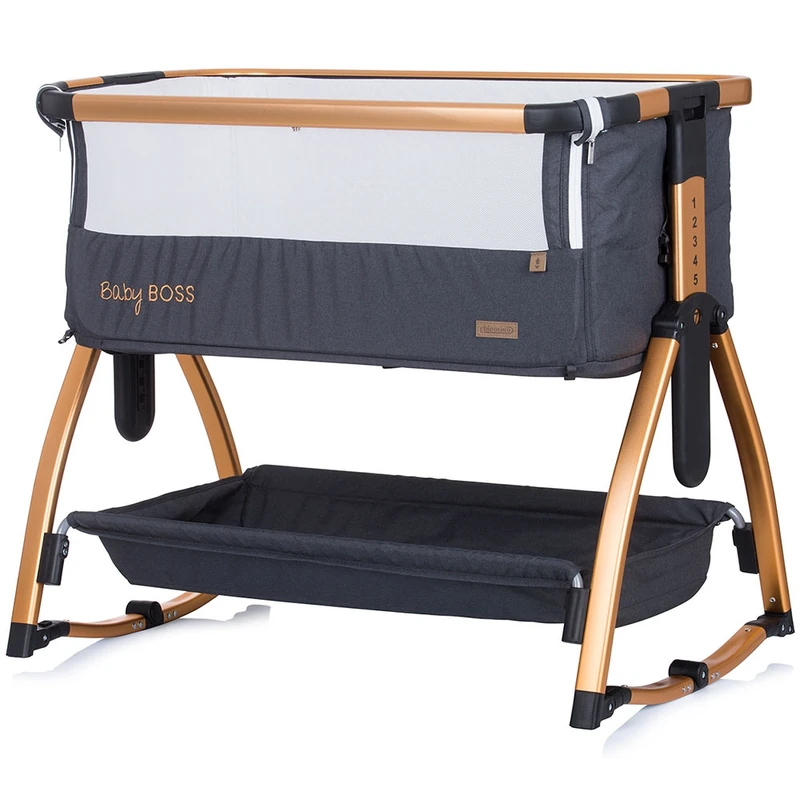 Patut Co-Sleeper Chipolino Baby Boss raven [7]