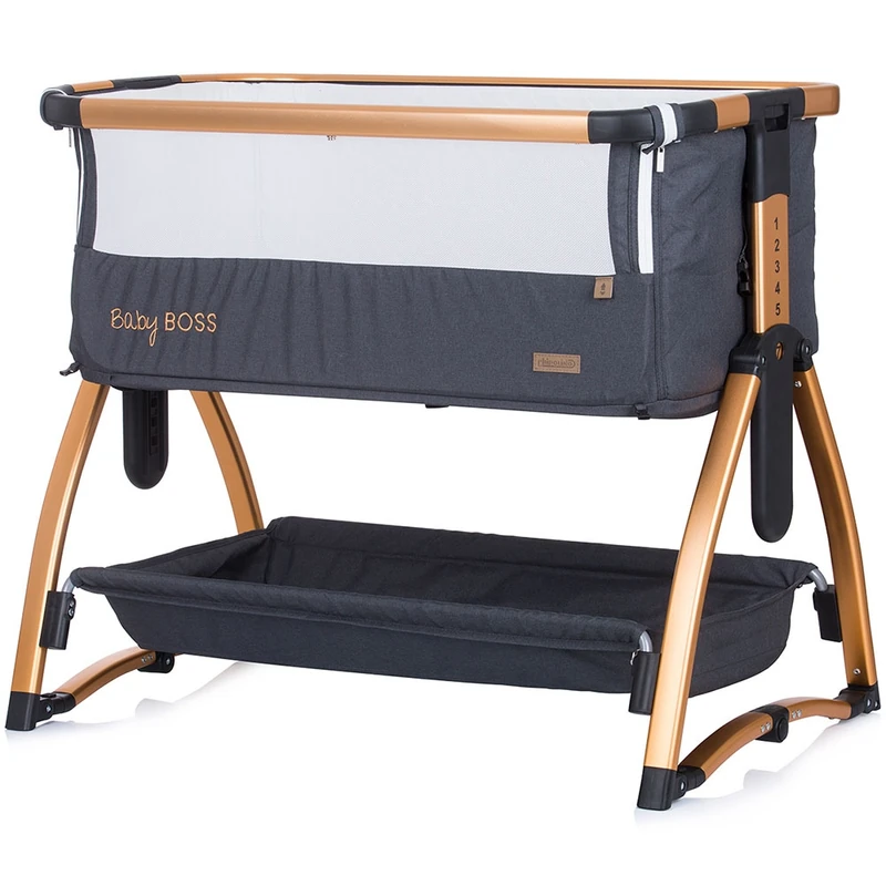 Patut Co-Sleeper Chipolino Baby Boss raven [5]