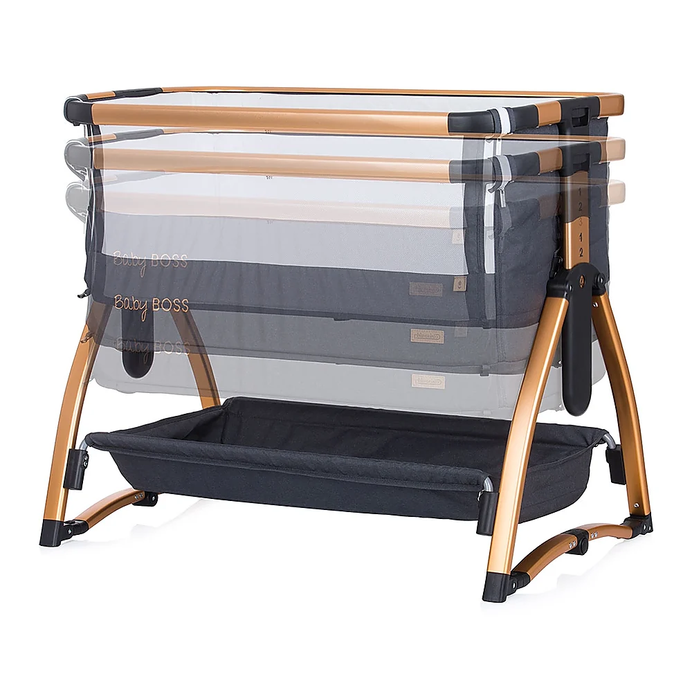 Patut Co-Sleeper Chipolino Baby Boss raven [6]