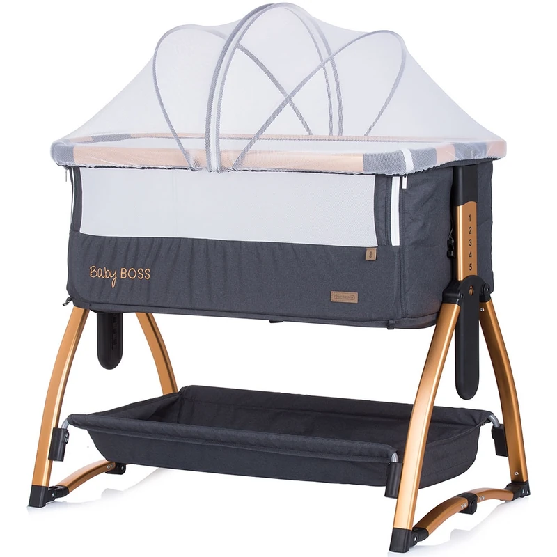 Patut Co-Sleeper Chipolino Baby Boss raven [2]
