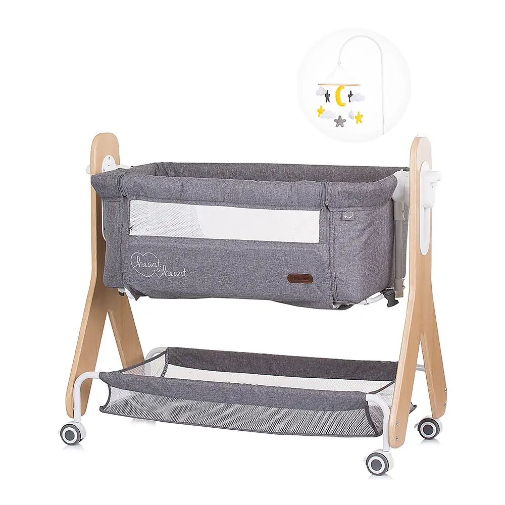 Patut Co-Sleeper Chipolino Heart 2 Heart graphite [2]