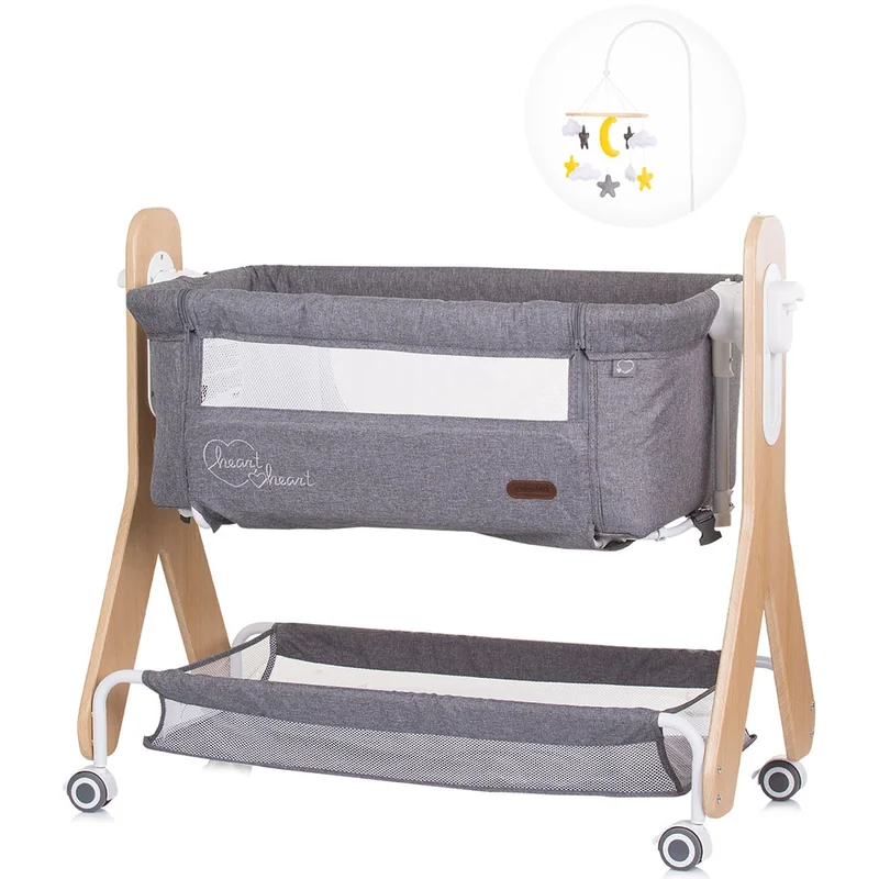 Patut Co-Sleeper Chipolino Heart 2 Heart graphite [1]
