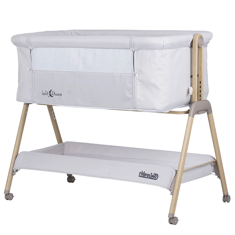Patut Co-Sleeper Chipolino Sweet Dreams grey stars wood [1]