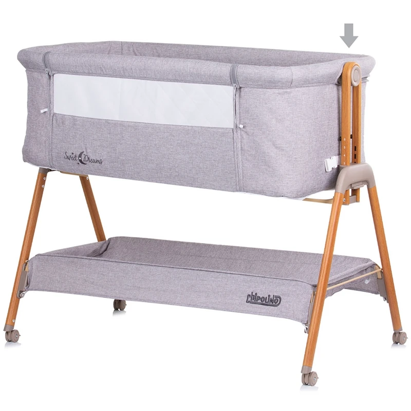 Patut Co-Sleeper Chipolino Sweet Dreams grey wood [4]
