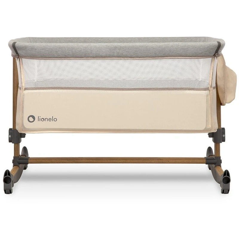 Patut co-sleeper Leonie Cu sistem de leganare, Beige Sand [10]
