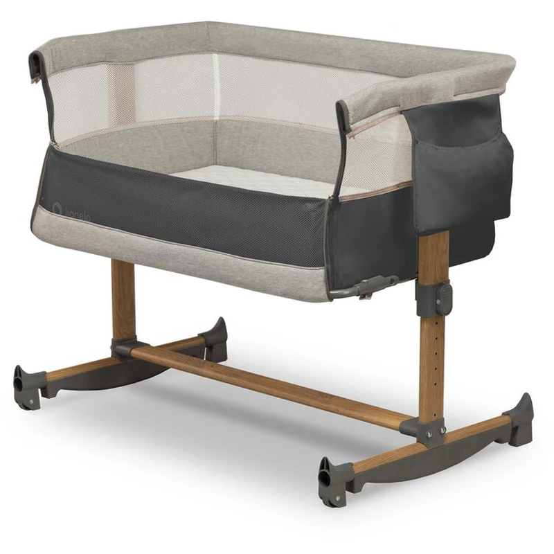 Patut co-sleeper Leonie Cu sistem de leganare, Grey Stone [3]