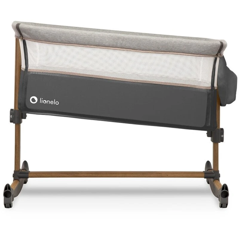 Patut co-sleeper Leonie Cu sistem de leganare, Grey Stone [10]