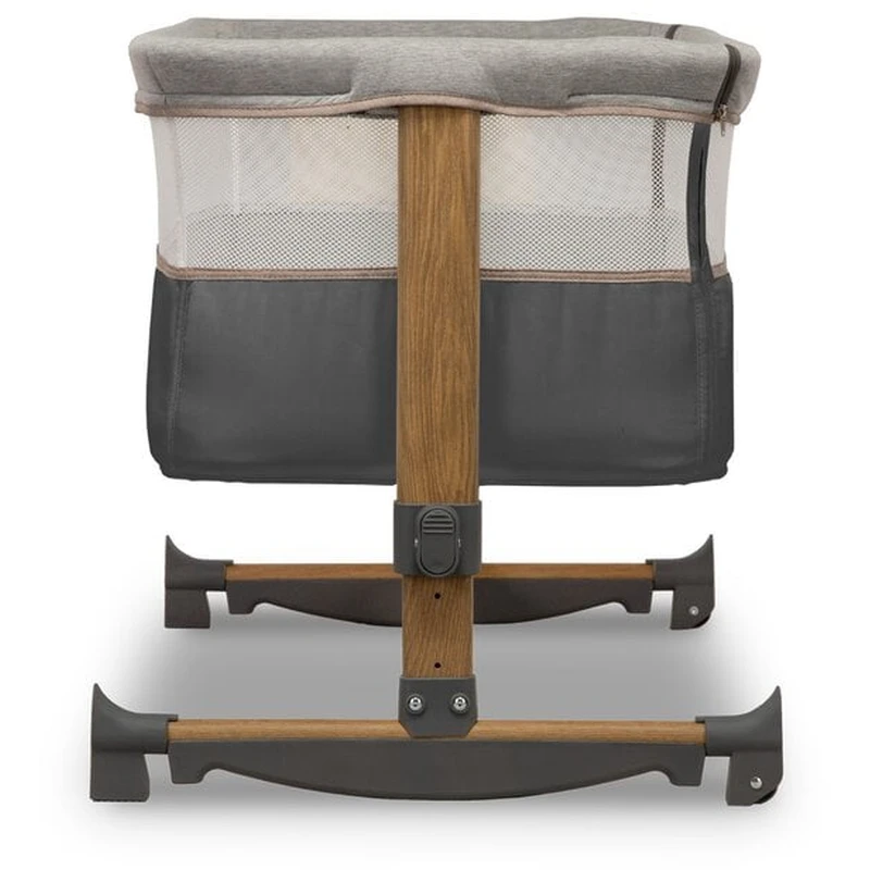 Patut co-sleeper Leonie Cu sistem de leganare, Grey Stone [15]