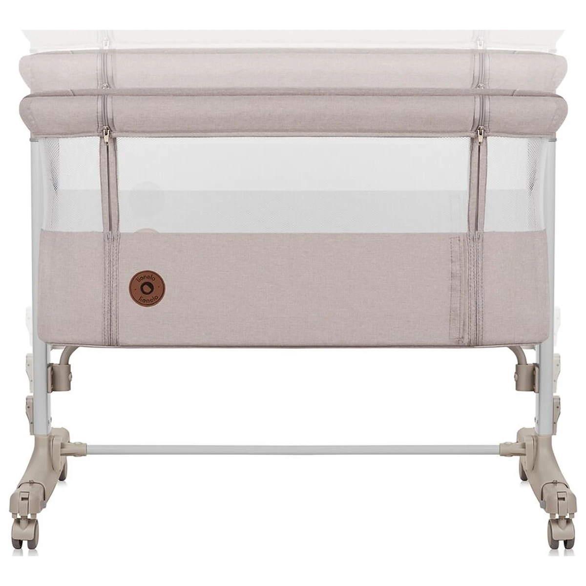 Patut co-sleeper, Lionelo, Aurora, 3 in 1, Cu leganare si setare unghiulara, Cu saltea, 0 luni+ Bej [5]