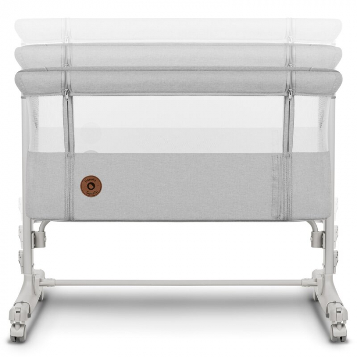Patut co-sleeper, Lionelo, Aurora, 3 in 1, functie leganare, Include saltea si geanta transport, 5 pozitii pe inaltime, Pana la 9 kg, Beige Sand [15]