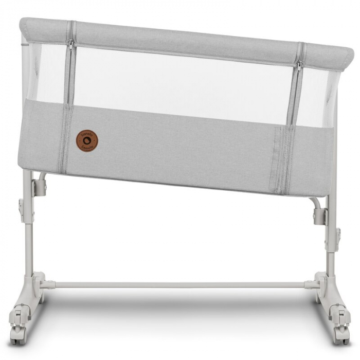Patut co-sleeper, Lionelo, Aurora, 3 in 1, functie leganare, Include saltea si geanta transport, 5 pozitii pe inaltime, Pana la 9 kg, Beige Sand [10]