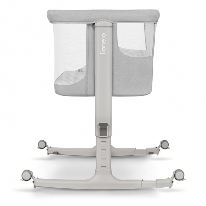 Patut co-sleeper, Lionelo, Aurora, 3 in 1, functie leganare, Include saltea si geanta transport, 5 pozitii pe inaltime, Pana la 9 kg, Beige Sand [16]