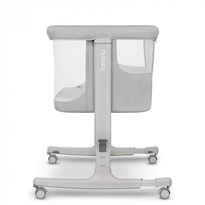 Patut co-sleeper, Lionelo, Aurora, 3 in 1, functie leganare, Include saltea si geanta transport, 5 pozitii pe inaltime, Pana la 9 kg, Beige Sand [20]