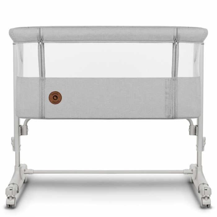 Patut co-sleeper, Lionelo, Aurora, 3 in 1, functie leganare, Include saltea si geanta transport, 5 pozitii pe inaltime, Pana la 9 kg, Beige Sand [13]