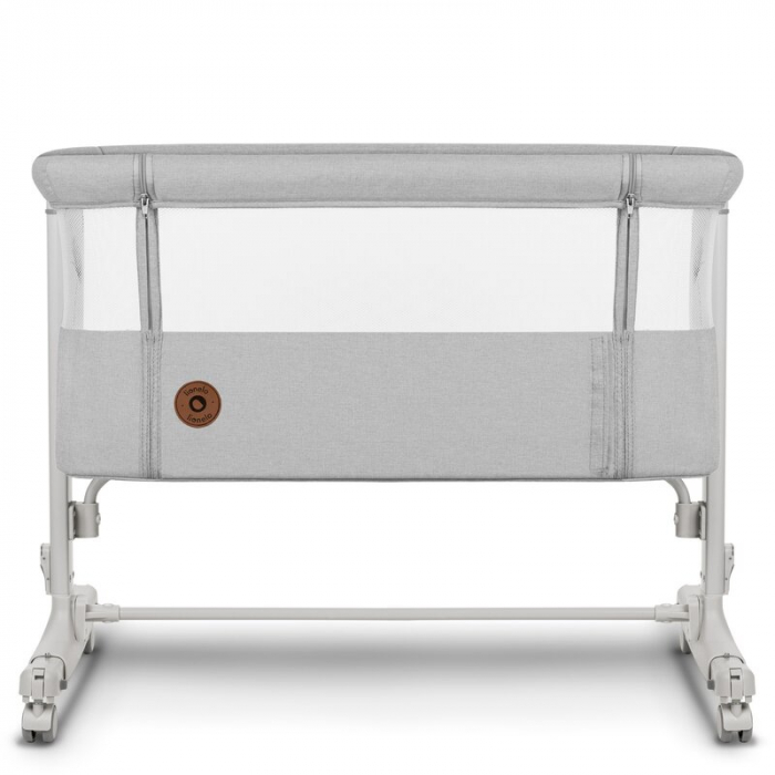 Patut co-sleeper, Lionelo, Aurora, 3 in 1, functie leganare, Include saltea si geanta transport, 5 pozitii pe inaltime, Pana la 9 kg, Beige Sand [11]