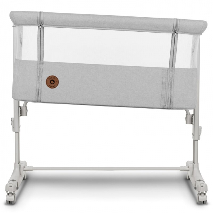 Patut co-sleeper, Lionelo, Aurora, 3 in 1, functie leganare, Include saltea si geanta transport, 5 pozitii pe inaltime, Pana la 9 kg, Beige Sand [9]