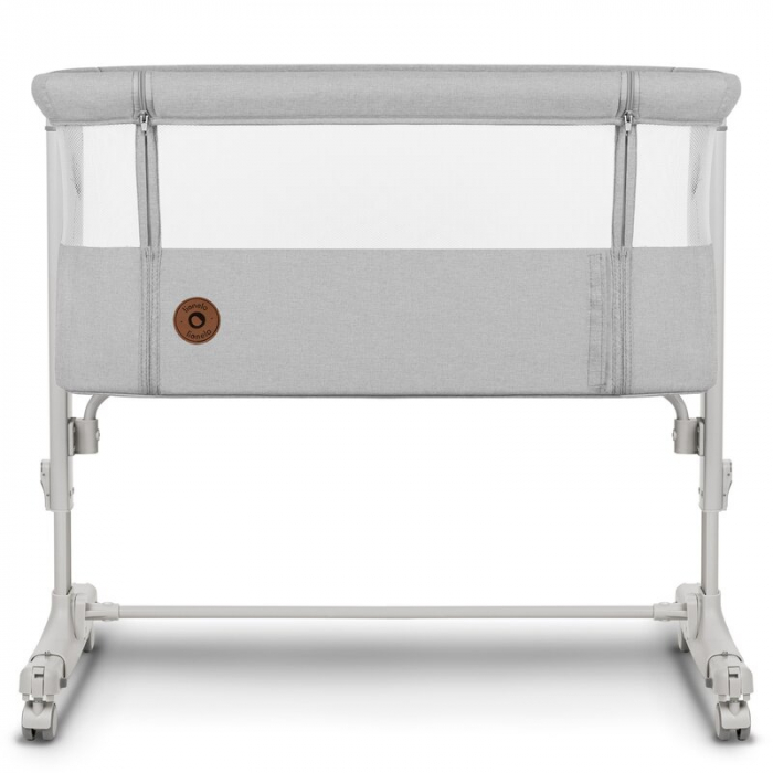 Patut co-sleeper, Lionelo, Aurora, 3 in 1, functie leganare, Include saltea si geanta transport, 5 pozitii pe inaltime, Pana la 9 kg, Beige Sand [14]
